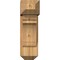 Ekena Millwork Olympic Craftsman Rough Sawn Bracket w/ Offset Brace, Western Red Cedar, 8"W x 18"D x 26"H BKT0806X18X26OLY04RWR - alternate 3